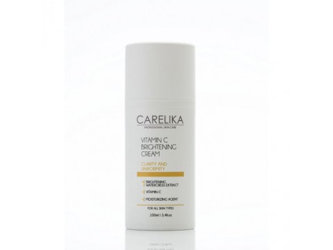 CARELIKA BRIGHTENING VITAMINO C VEIDO KREMAS SU RYŽIAIS, 100ML